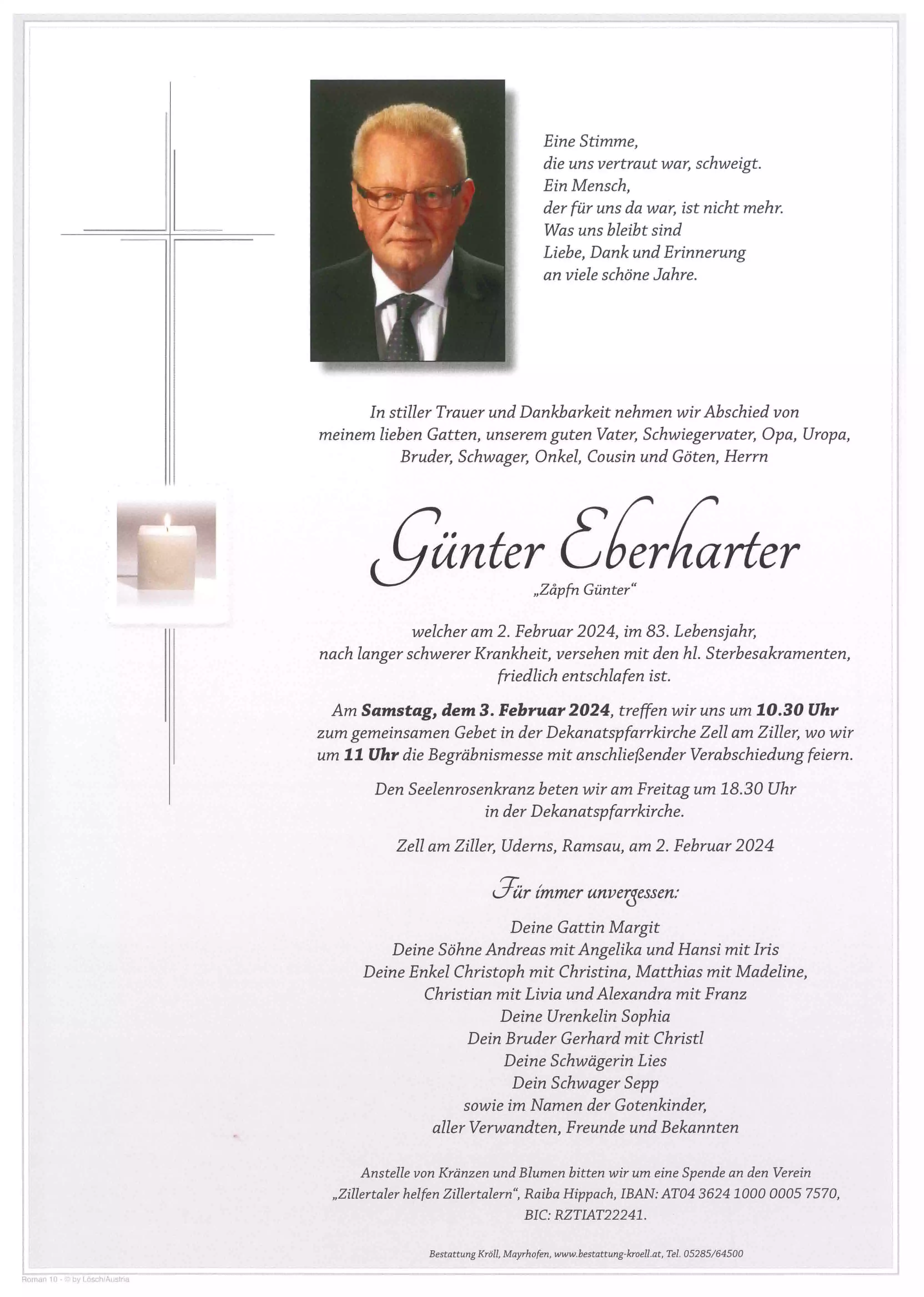 Parte von Günter Eberharter